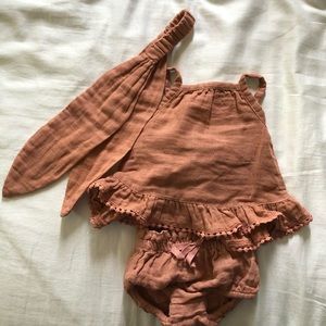 Jamie Kay Organic Cotton Muslin Zoe Set in Tuscany